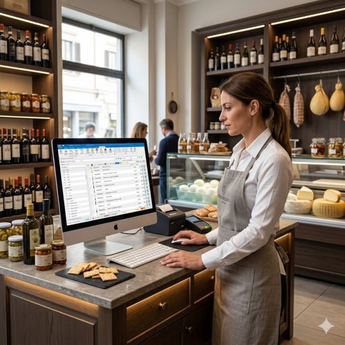 Schermata gestionale Facile Manager – catalogo vini con annate e lotti